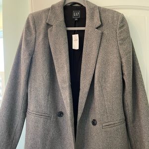 Grey tweed gap blazer size 10